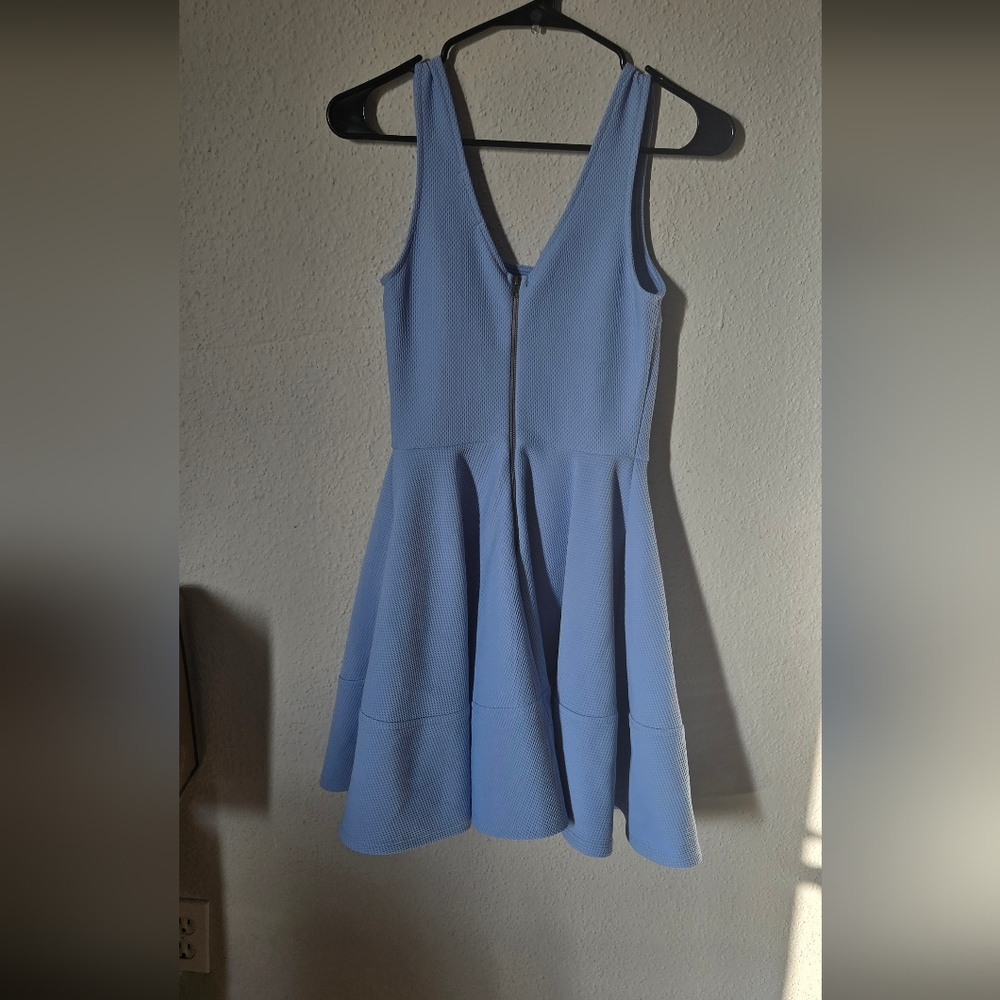 Lulu's Periwinkle Mini Dress - Picture 4 of 8